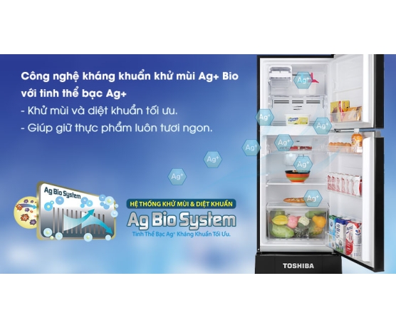 TỦ LẠNH TOSHIBA INVERTER 194 LÍT GR-A25VM