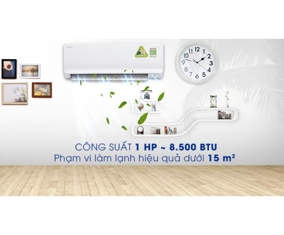 MÁY LẠNH CẢM BIẾN DAIKIN INVERTER 1Hp ATKC25UAVMV DAIKIN AIR SENSOR CONDITIONER