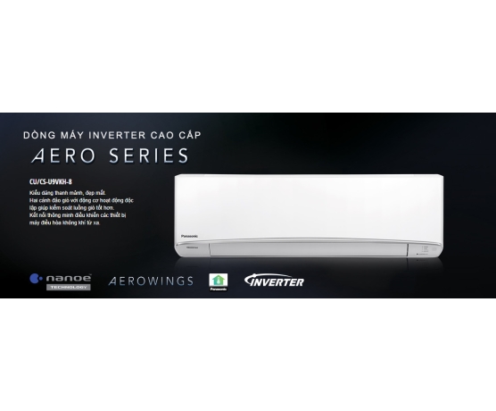 MÁY LẠNH PANASONIC U9VKH-8 (1.0HP) INVERTER CAO CẤP
