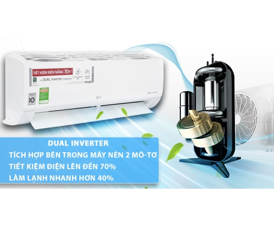 MÁY LẠNH LG INVERTER 1.5 HP V13ENH