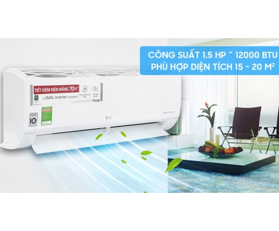MÁY LẠNH LG INVERTER 1.5 HP V13ENH