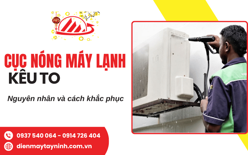 cục nóng máy lạnh kêu to