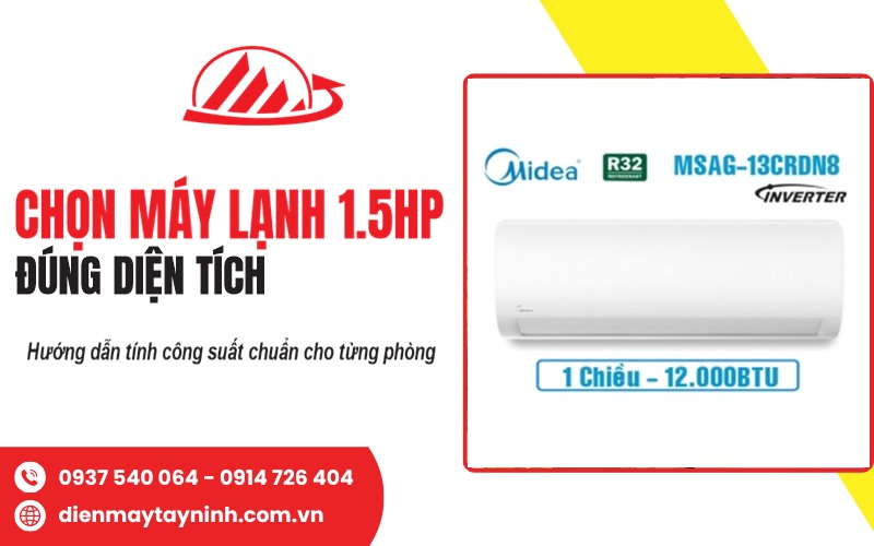 máy lạnh Midea 1.5HP Tây Ninh