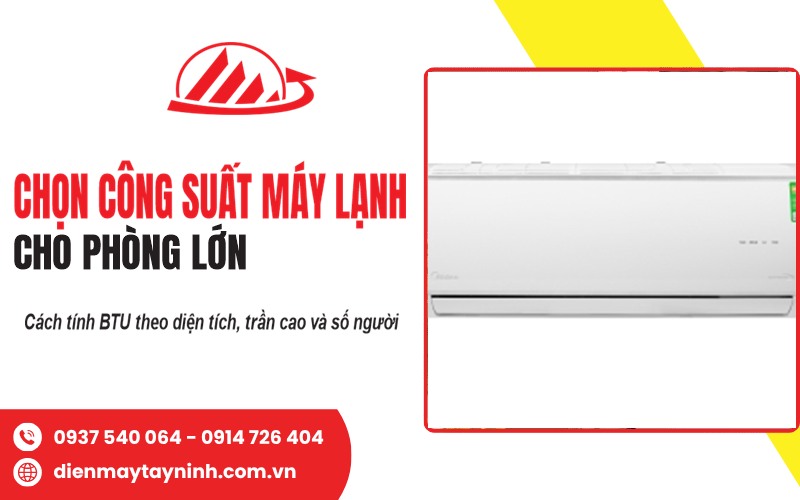 máy lạnh Midea công suất lớn Tây Ninh